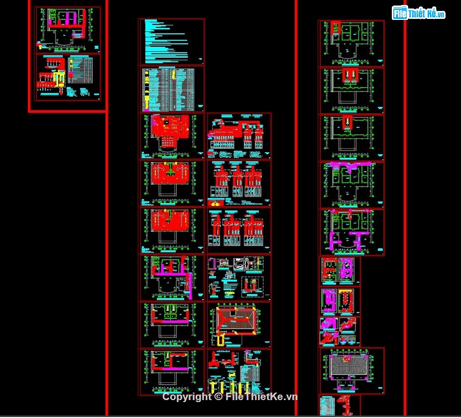 autocad trường mầm non,Cad trường mầm non 13.2x21.6m,Thiết kế trường mầm non,file cad trường mầm non,Trường mầm non 13.2x21.6m